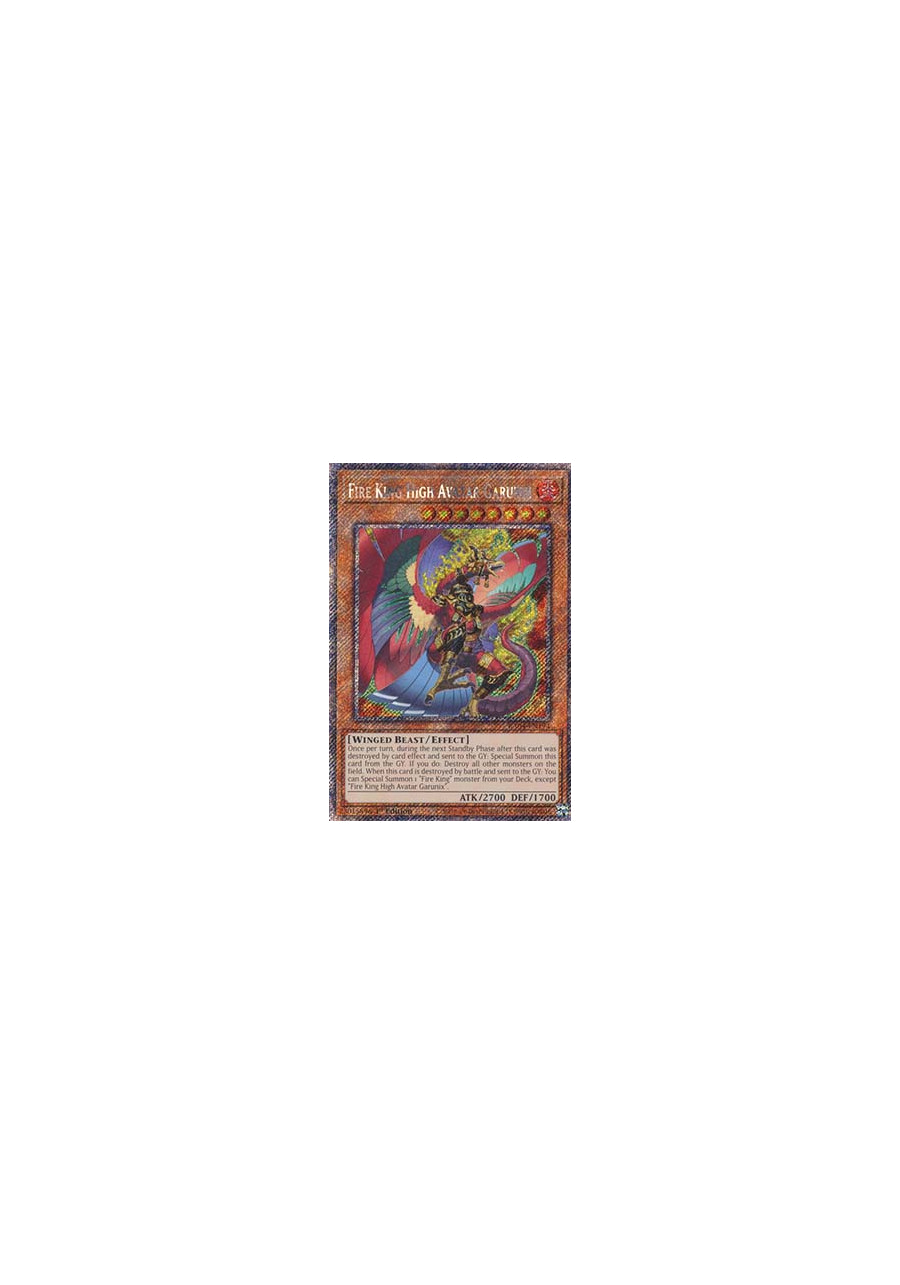 Fire King High Avatar Garunix (V.1 - Platinum Secret Rare)