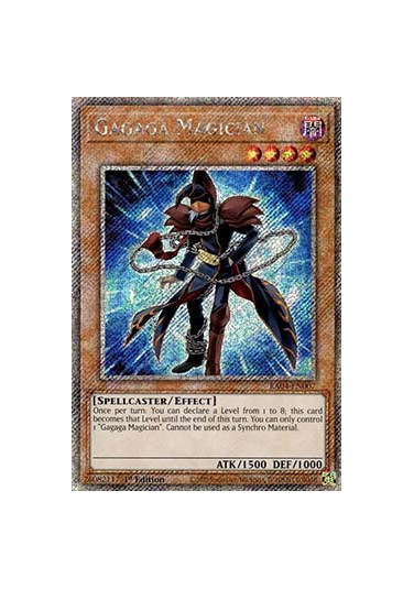 Gagaga Magician (V.4 - Platinum Secret Rare)
