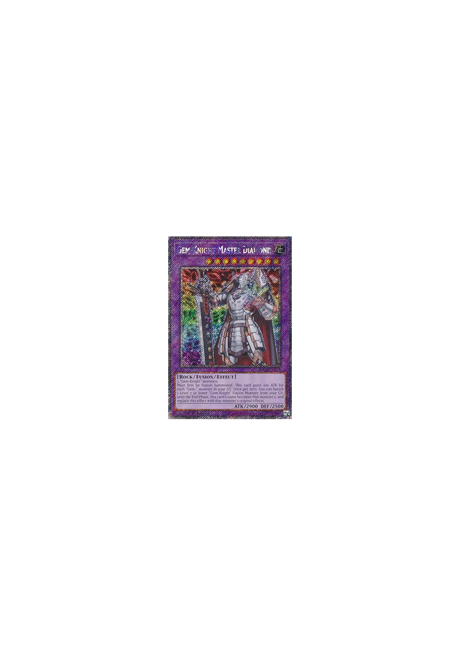 Gem-Knight Master Diamond (V.1 - Platinum Secret Rare)