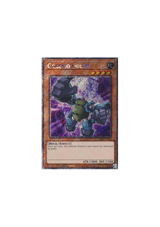 Gogogo Golem (V.1 - Platinum Secret Rare)