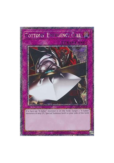 Gottoms’ Emergency Call (V.1 - Platinum Secret Rare)