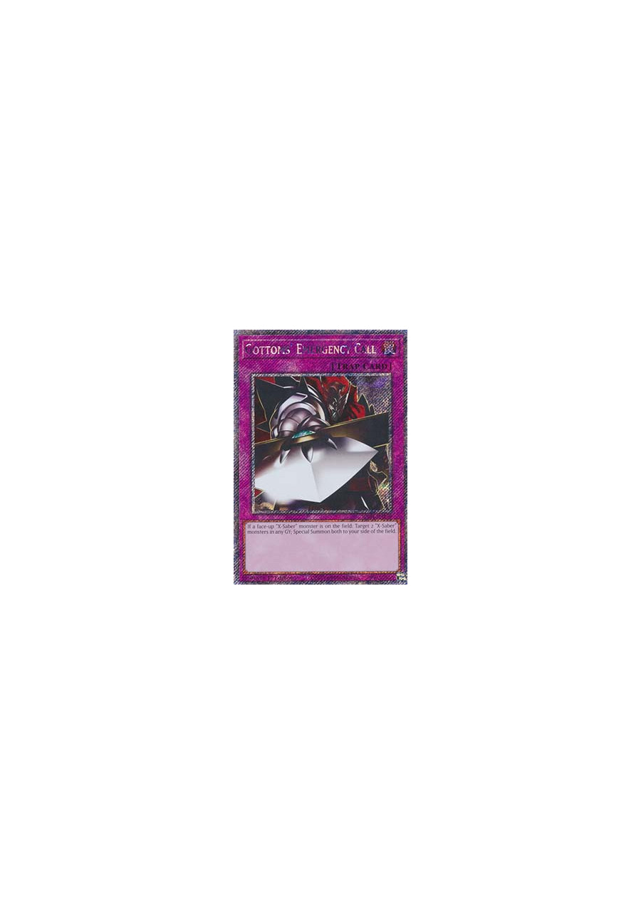 Gottoms’ Emergency Call (V.1 - Platinum Secret Rare)