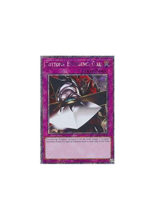 Gottoms’ Emergency Call (V.1 - Platinum Secret Rare)