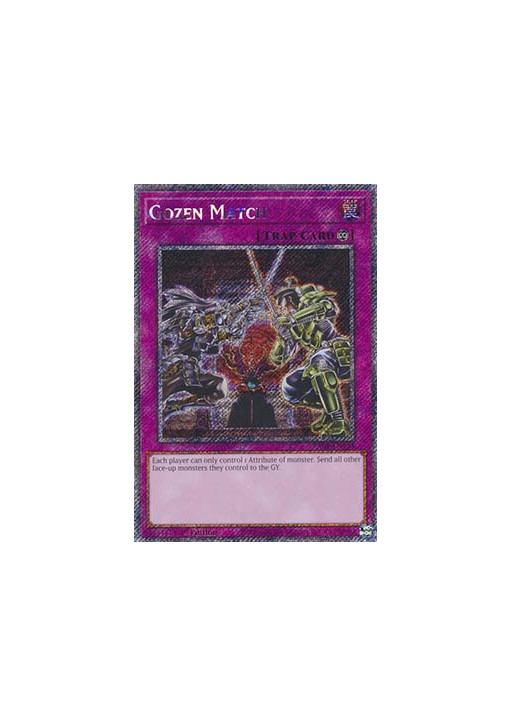 Gozen Match (V.1 - Platinum Secret Rare)