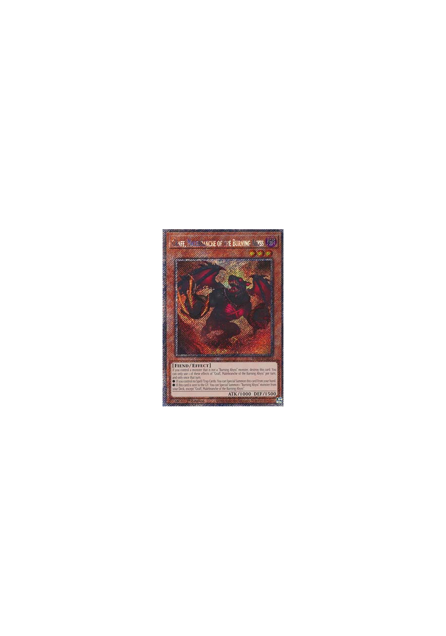 Graff, Malebranche of the Burning Abyss (V.1 - Platinum Secret Rare)