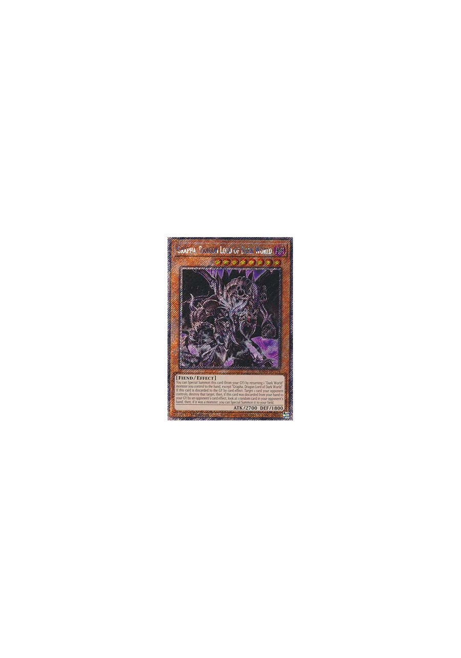 Grapha, Dragon Lord of Dark World (V.1 - Platinum Secret Rare)