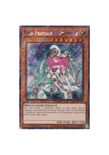 High Priestess of Prophecy (V.1 - Platinum Secret Rare)