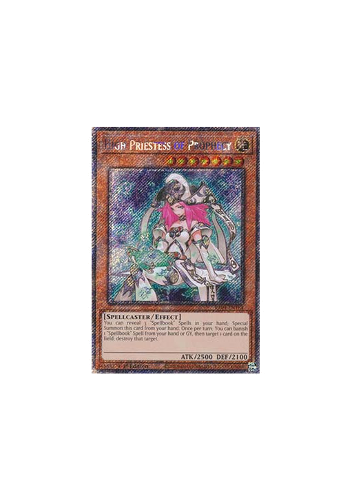 High Priestess of Prophecy (V.1 - Platinum Secret Rare)