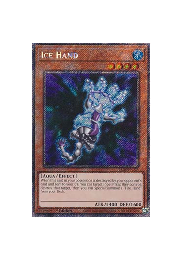 Ice Hand (V.1 - Platinum Secret Rare)