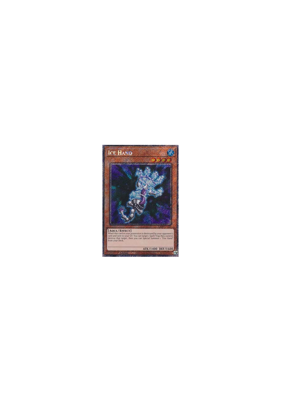 Ice Hand (V.1 - Platinum Secret Rare)
