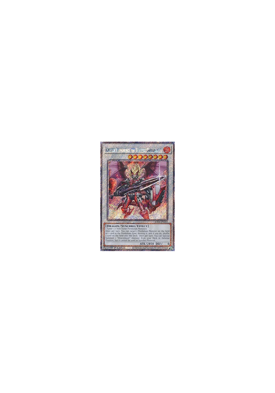 Ignister Prominence, the Blasting Dracoslayer (V.1 - Platinum Secret Rare)