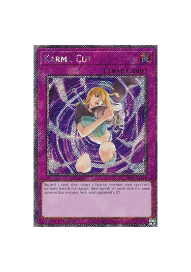 Karma Cut (V.1 - Platinum Secret Rare)
