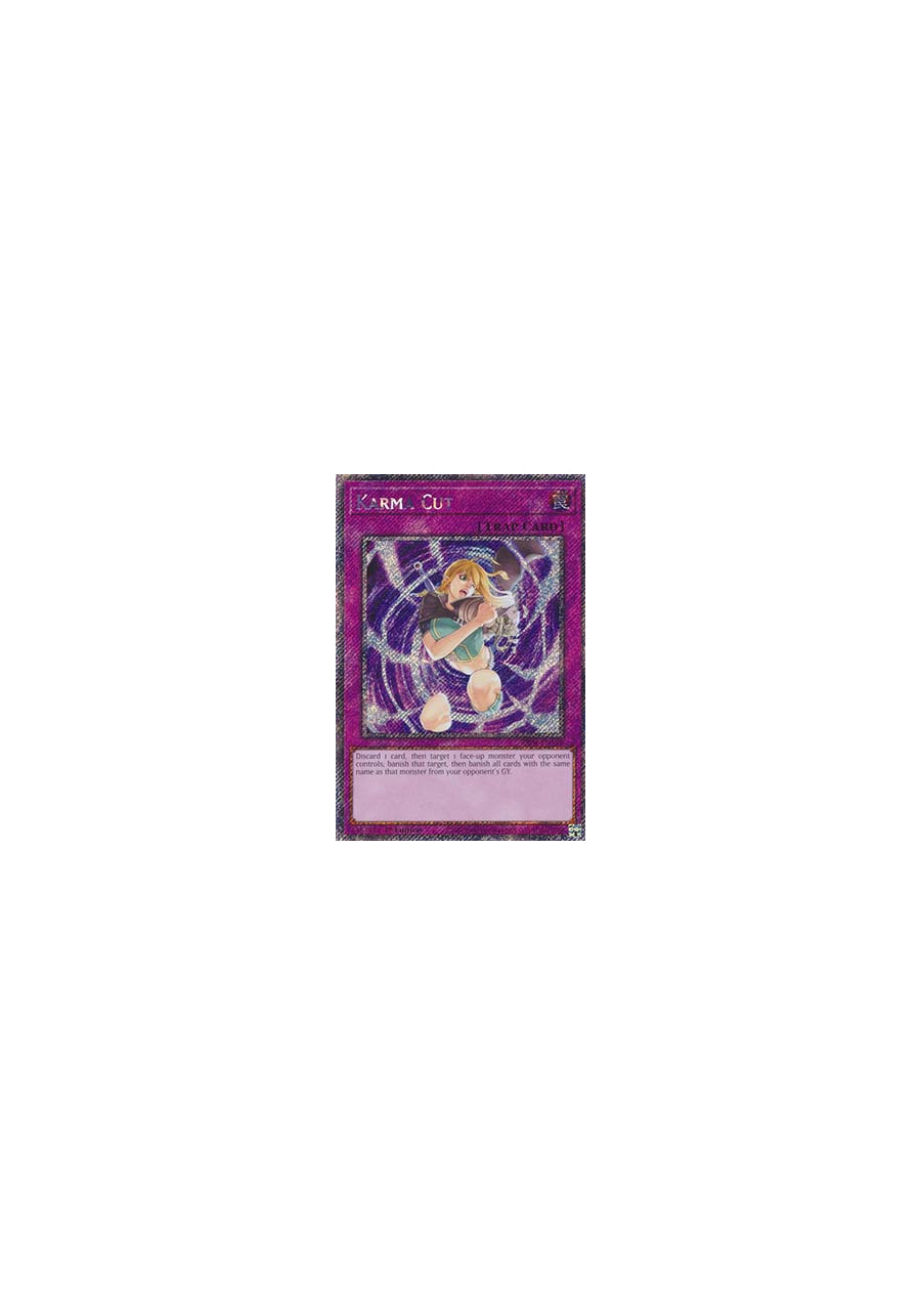 Karma Cut (V.1 - Platinum Secret Rare)