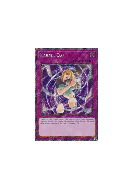 Karma Cut (V.1 - Platinum Secret Rare)