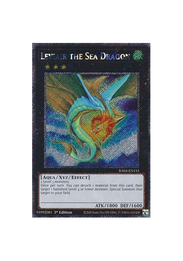 Leviair the Sea Dragon (V.1 - Platinum Secret Rare)