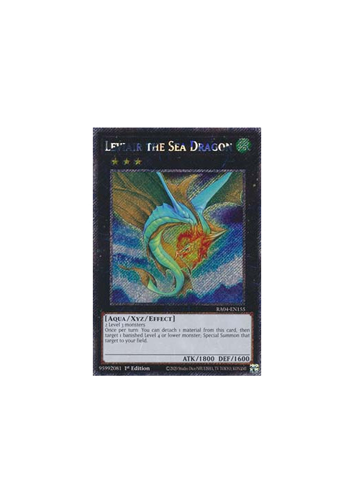 Leviair the Sea Dragon (V.1 - Platinum Secret Rare)