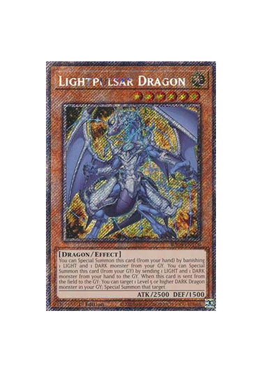 Lightpulsar Dragon (V.1 - Platinum Secret Rare)