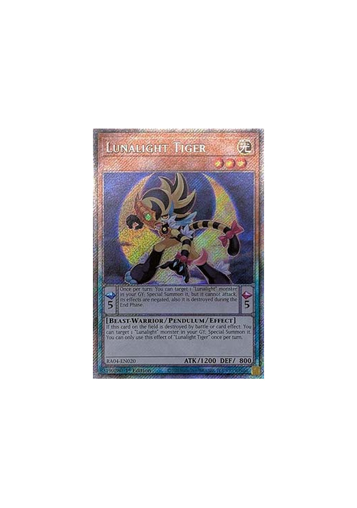 Lunalight Tiger (V.4 - Platinum Secret Rare)