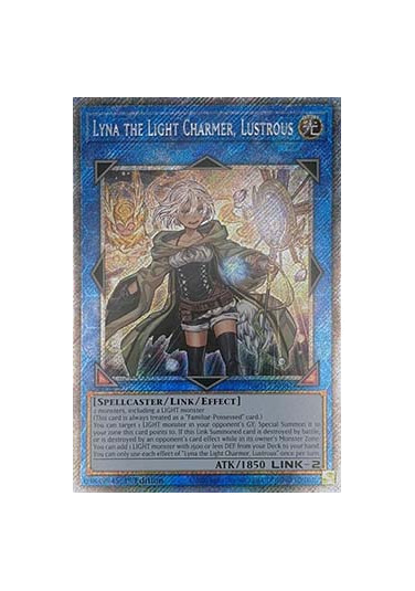 Lyna the Light Charmer, Lustrous (V.4 - Platinum Secret Rare)
