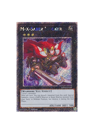 M-X-Saber Invoker (V.1 - Platinum Secret Rare)