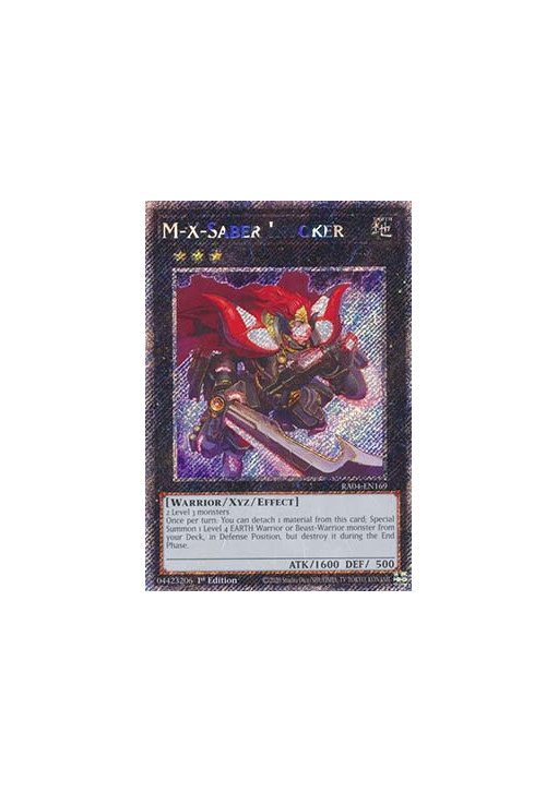 M-X-Saber Invoker (V.1 - Platinum Secret Rare)
