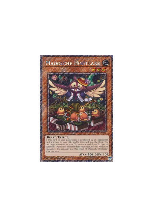 Madolche Hootcake (V.1 - Platinum Secret Rare)