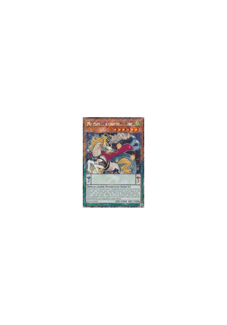 Majespecter Unicorn - Kirin (V.1 - Platinum Secret Rare)