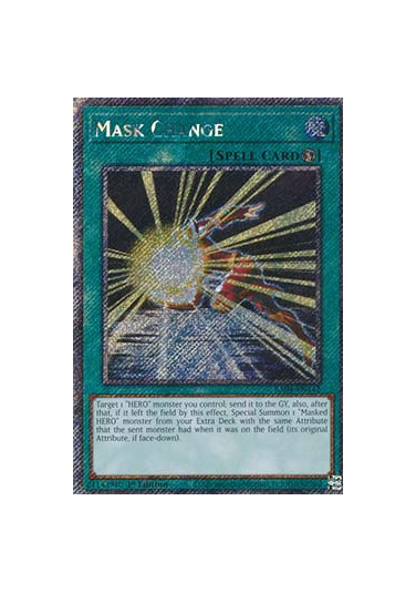 Mask Change (V.1 - Platinum Secret Rare)