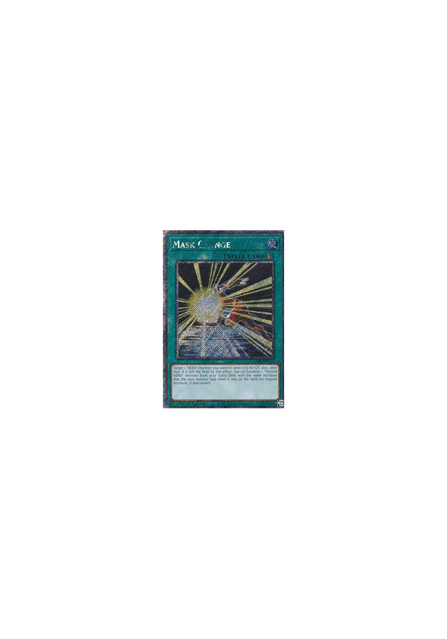 Mask Change (V.1 - Platinum Secret Rare)