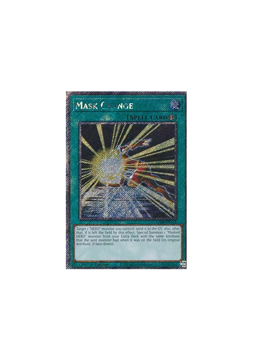Mask Change (V.1 - Platinum Secret Rare)