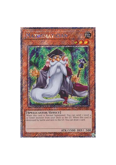 Mathematician (V.1 - Platinum Secret Rare)