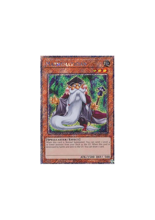 Mathematician (V.1 - Platinum Secret Rare)