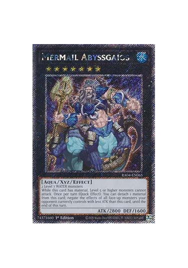 Mermail Abyssgaios (V.4 - Platinum Secret Rare)