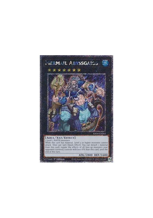 Mermail Abyssgaios (V.4 - Platinum Secret Rare)
