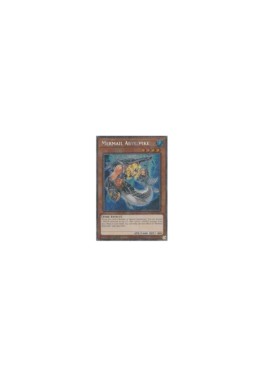 Mermail Abysspike (V.4 - Platinum Secret Rare)