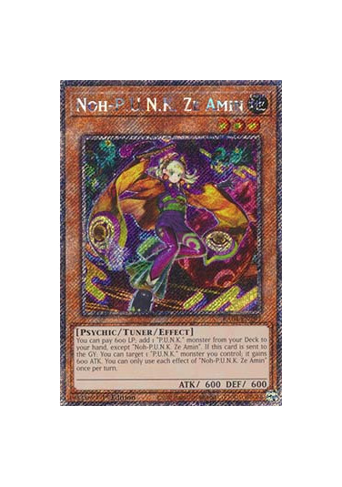 Noh-P.U.N.K. Ze Amin (V.1 - Platinum Secret Rare)