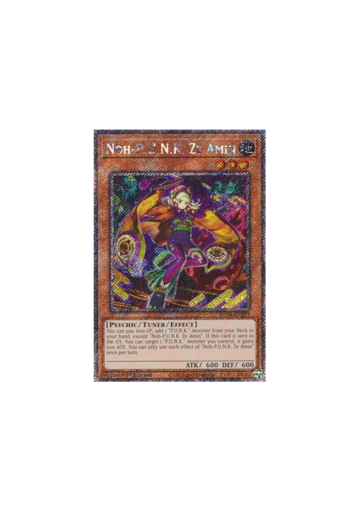 Noh-P.U.N.K. Ze Amin (V.1 - Platinum Secret Rare)