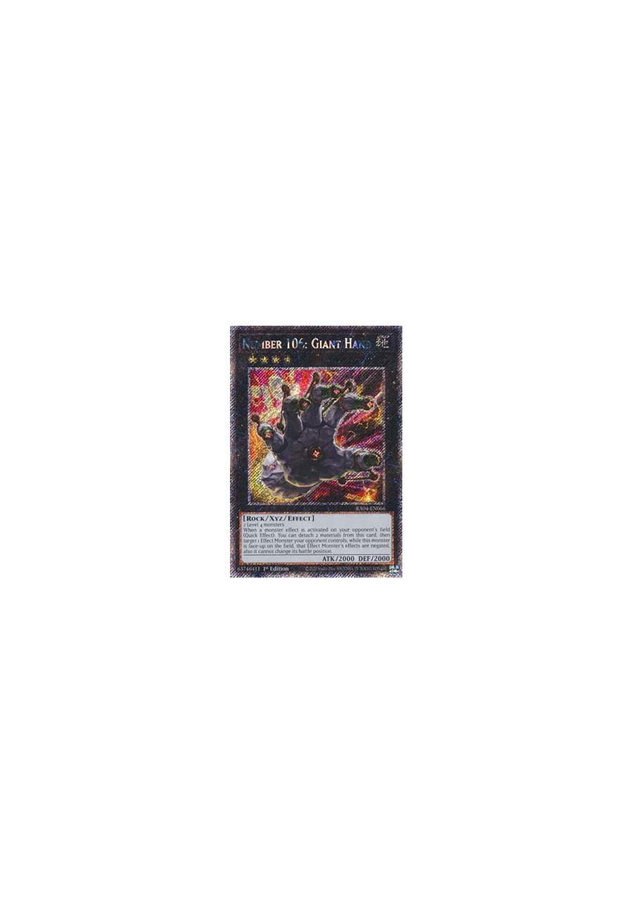 Number 106: Giant Hand (V.4 - Platinum Secret Rare)
