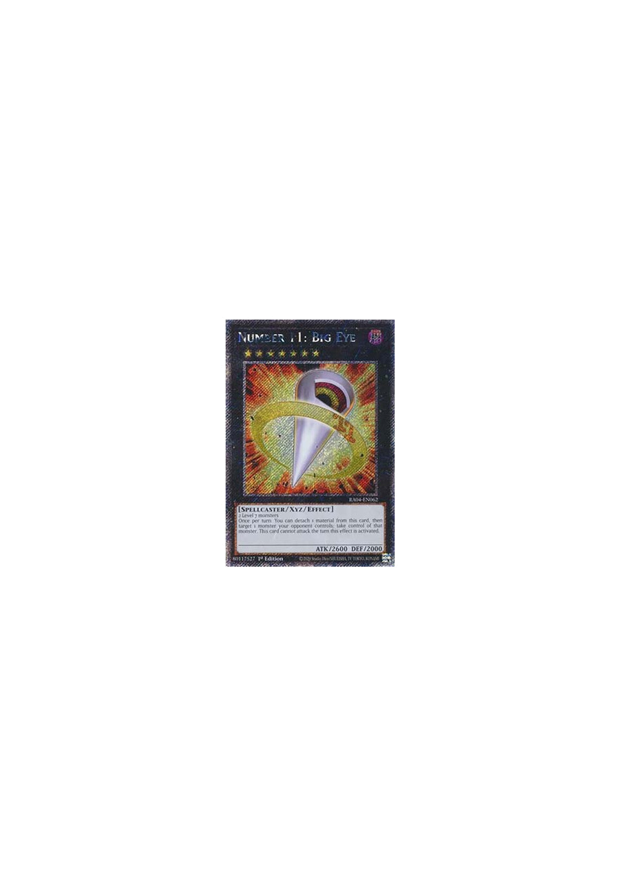 Number 11: Big Eye (V.4 - Platinum Secret Rare)