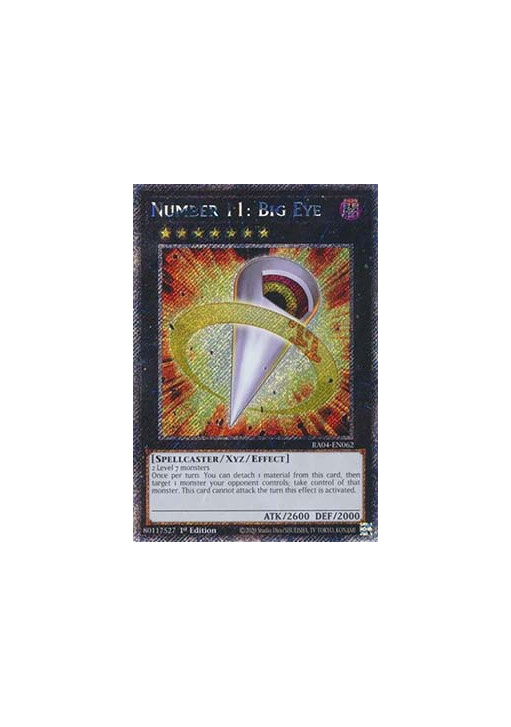 Number 11: Big Eye (V.4 - Platinum Secret Rare)