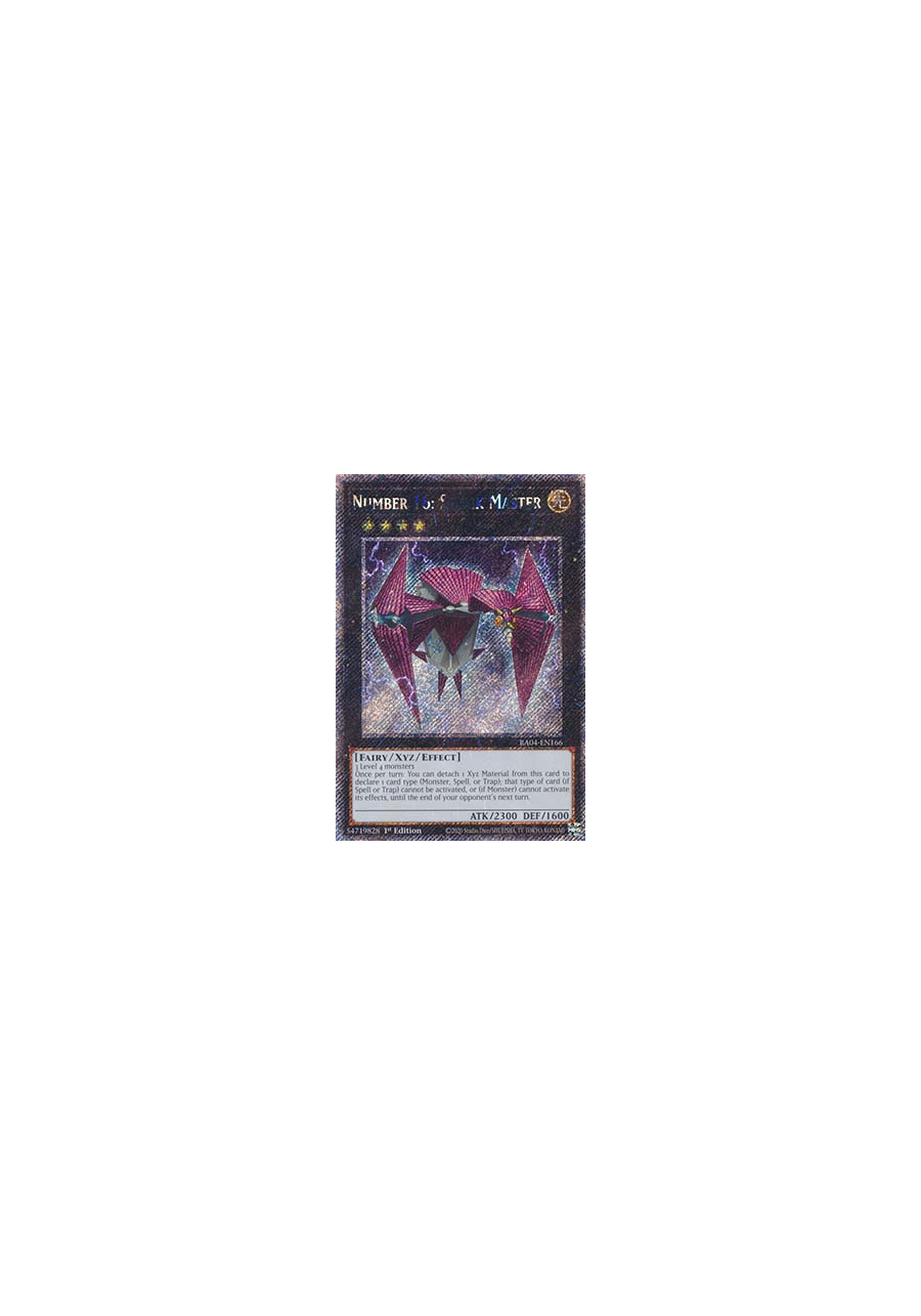 Number 16: Shock Master (V.1 - Platinum Secret Rare)