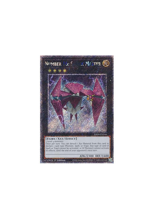 Number 16: Shock Master (V.1 - Platinum Secret Rare)
