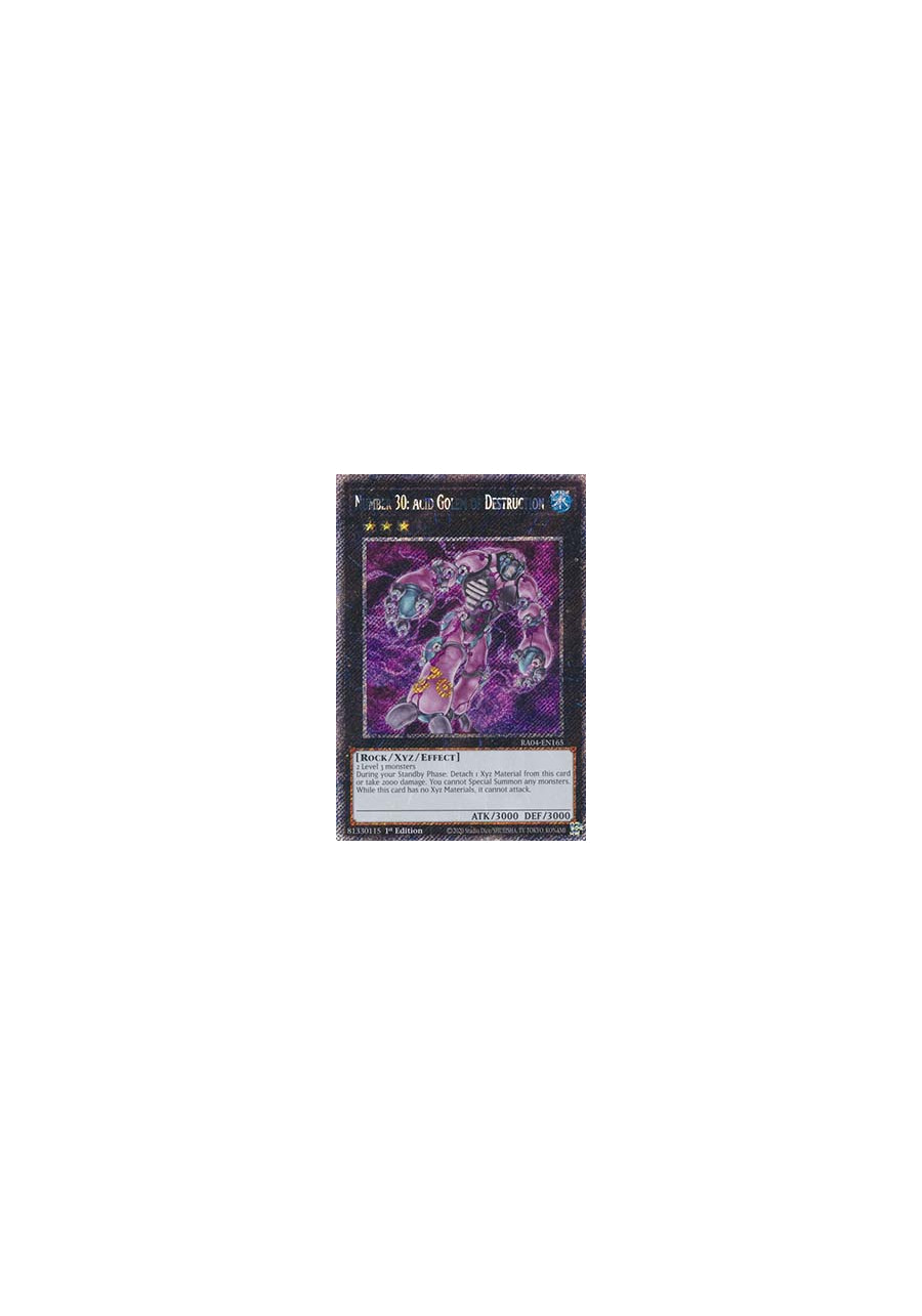 Number 30: Acid Golem of Destruction (V.1 - Platinum Secret Rare)