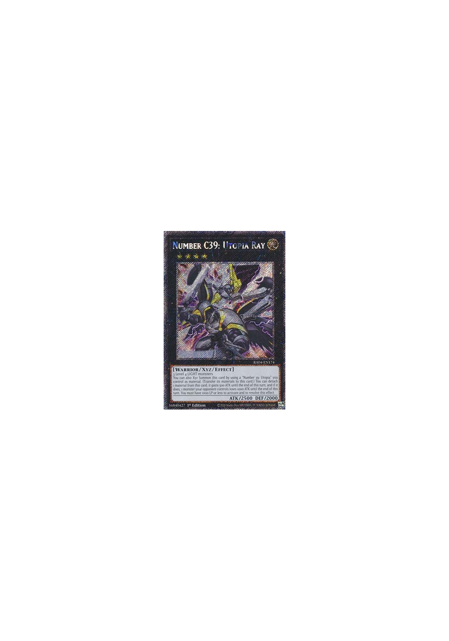 Number C39: Utopia Ray (V.1 - Platinum Secret Rare)