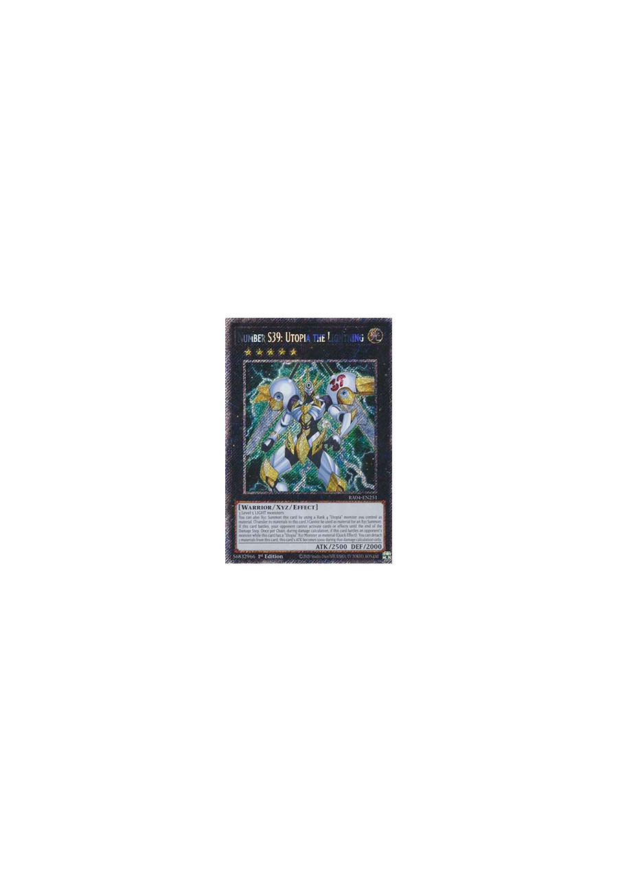 Number S39: Utopia the Lightning (V.1 - Platinum Secret Rare)