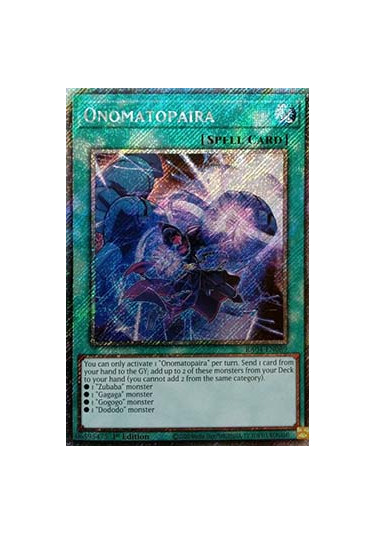Onomatopaira (V.4 - Platinum Secret Rare)