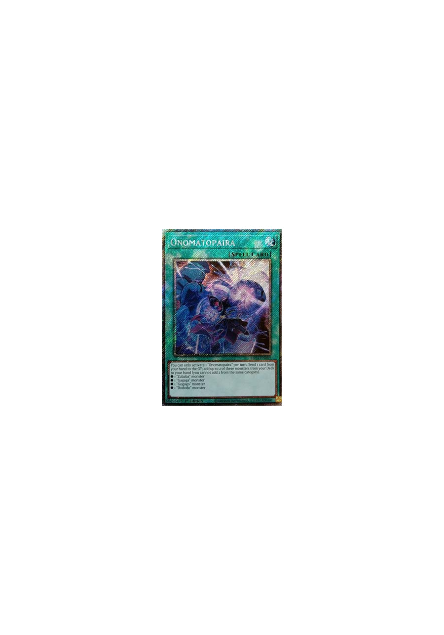 Onomatopaira (V.4 - Platinum Secret Rare)