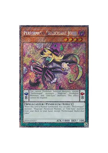 Performapal Skullcrobat Joker (V.1 - Platinum Secret Rare)