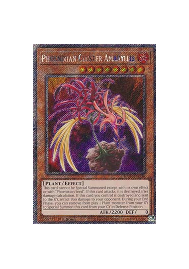 Phoenixian Cluster Amaryllis (V.1 - Platinum Secret Rare)