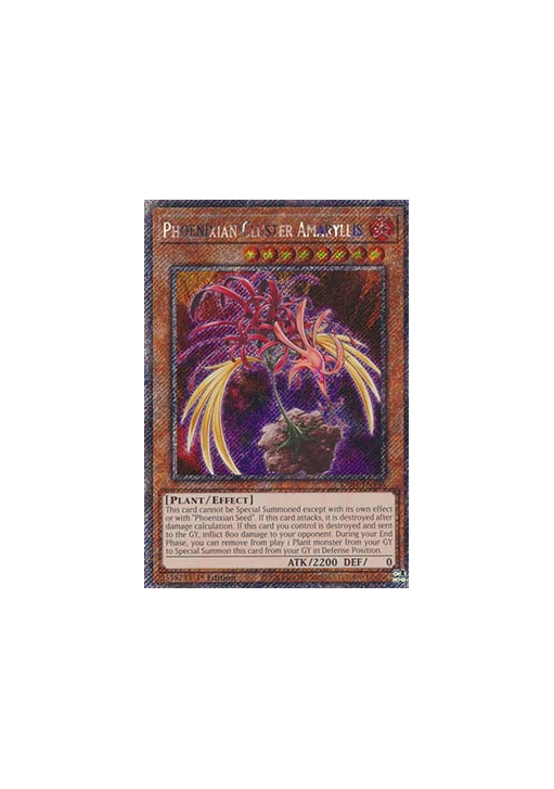 Phoenixian Cluster Amaryllis (V.1 - Platinum Secret Rare)